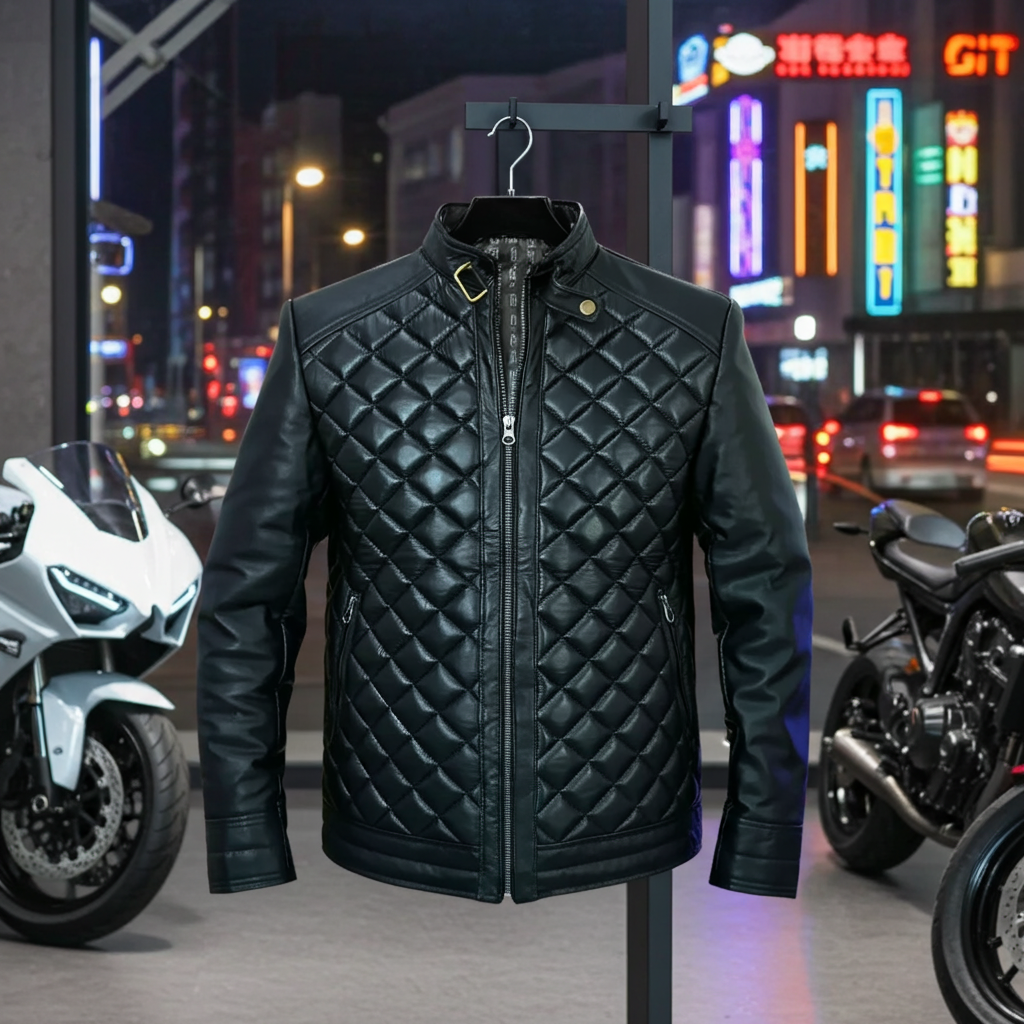 Jacket Genuine Leather Colour Black