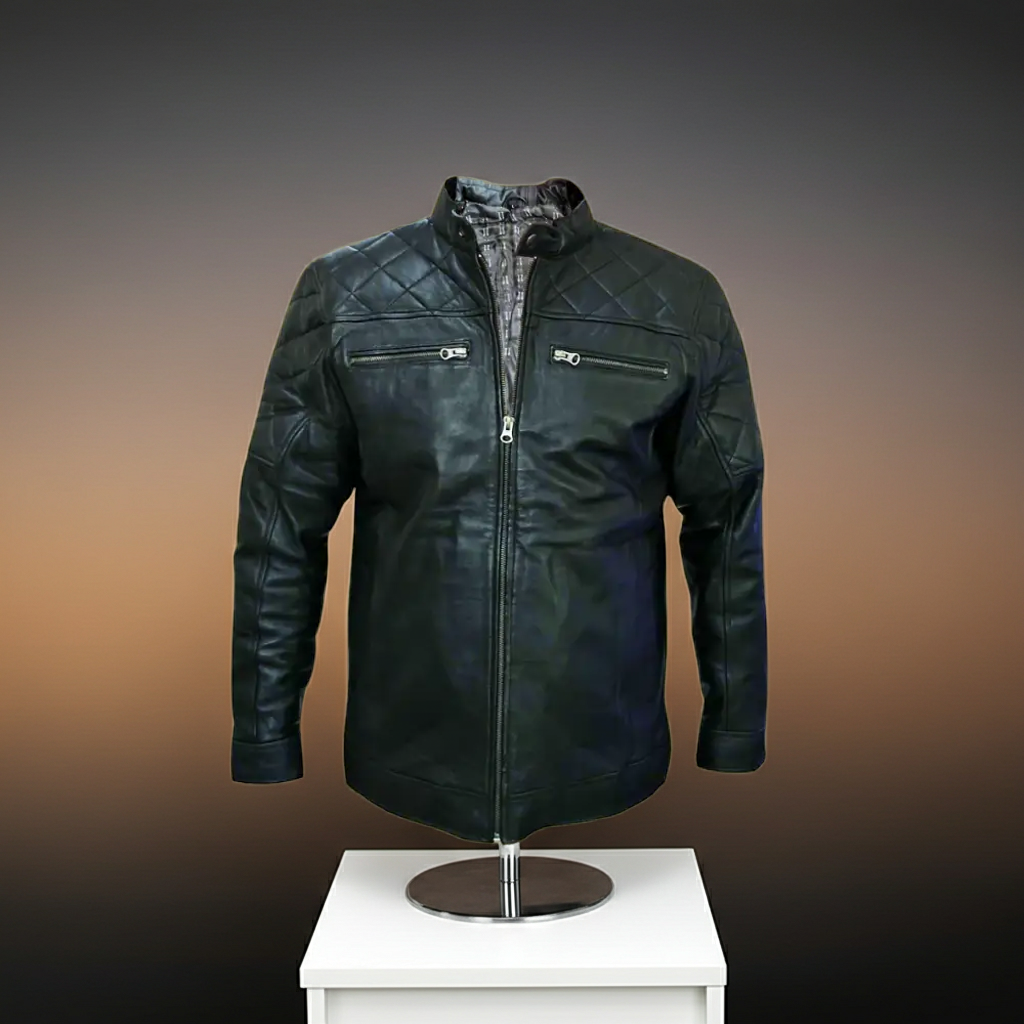Leather Jacket Black Genuine Leather