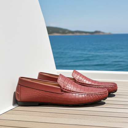 "Loafer Shoes Genuine Leather" alt="casual shoes"