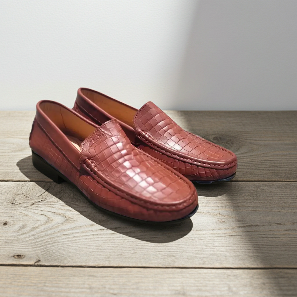 "Loafer Shoes Genuine Leather" alt="casual shoes"