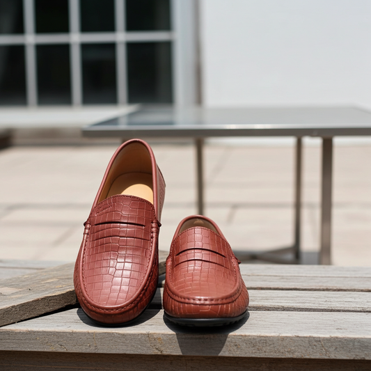 "Loafer Shoes Genuine Leather" alt="casual shoes"