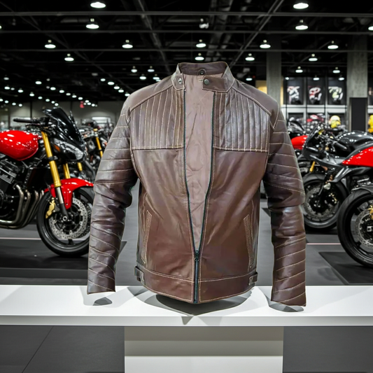 "Leather Jacket" alt="Men Leather Jacket" 