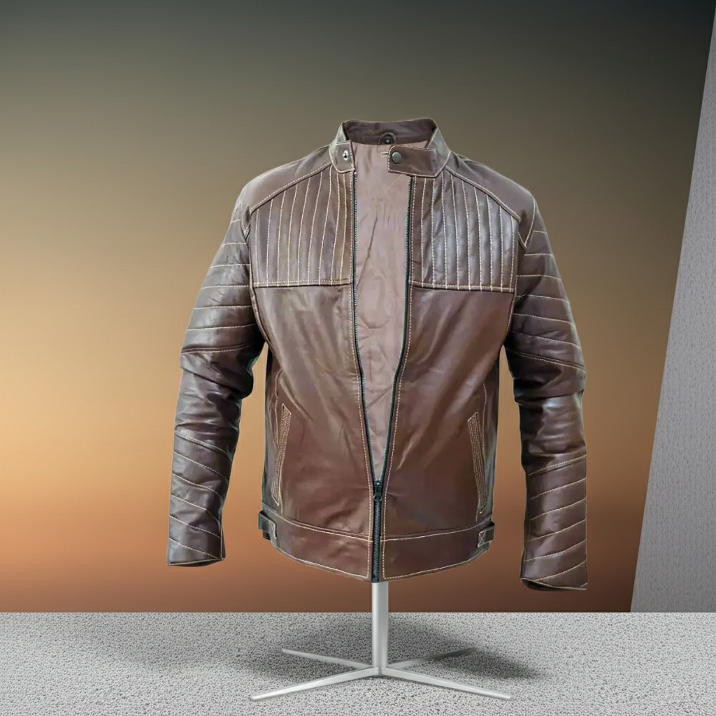 "Leather Jacket" alt="Men Leather Jacket" 