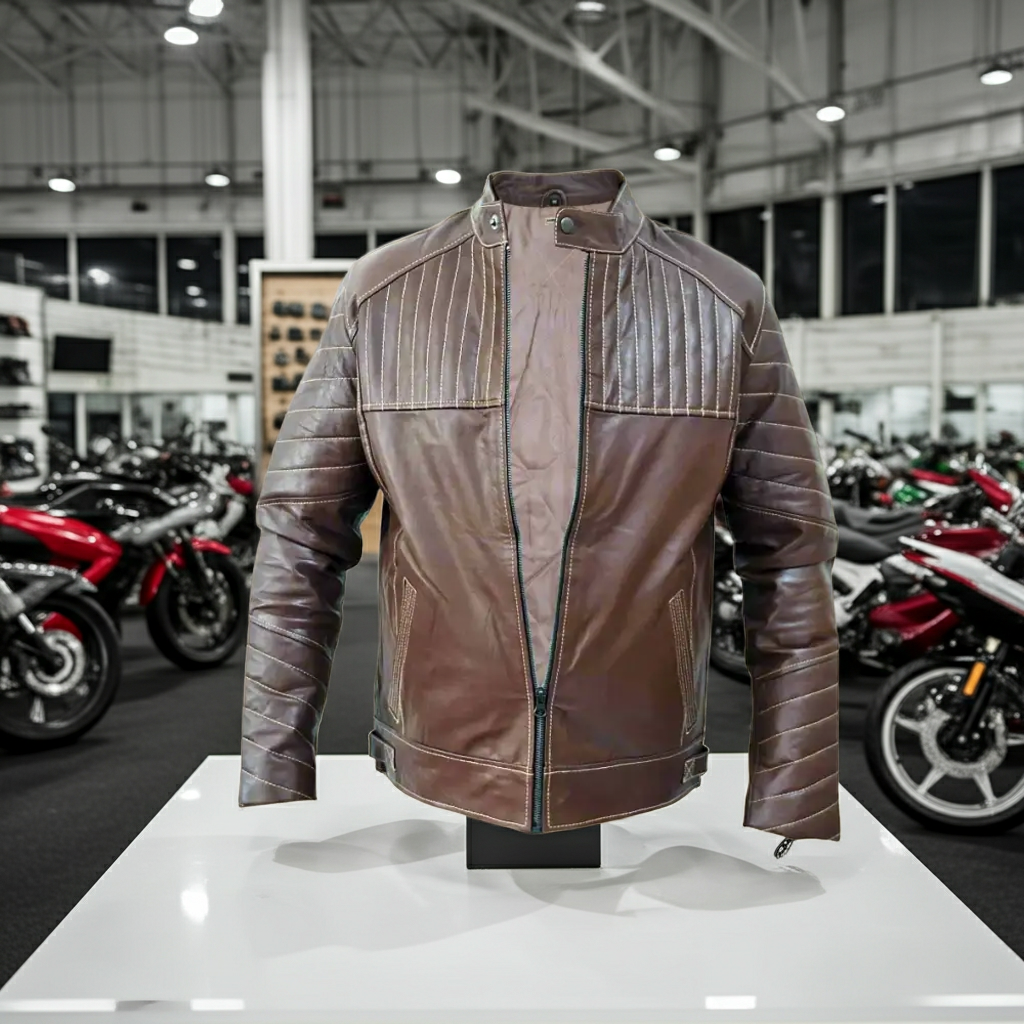 "Leather Jacket" alt="Men Leather Jacket" 