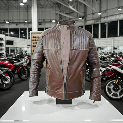 "Leather Jacket" alt="Men Leather Jacket" 