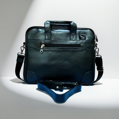 Leather laptop bag