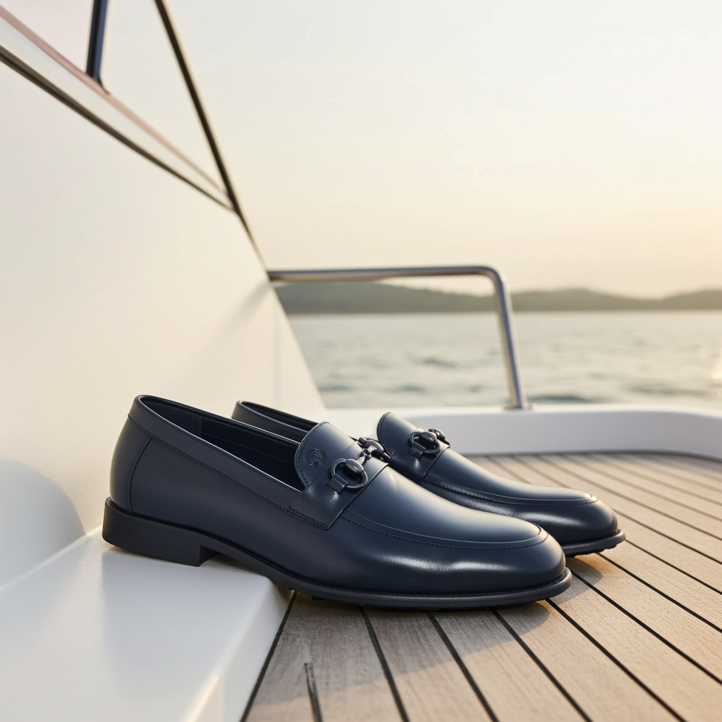 "Men Loafer Shoes Genuine Leather " alt="Loafer Shoes" alt="Casual Shoes"