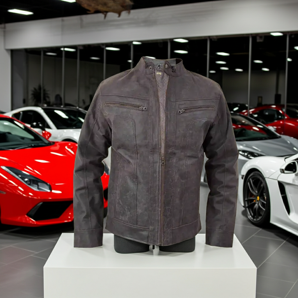 "Leather Jacket" alt="Men Leather Jacket" 