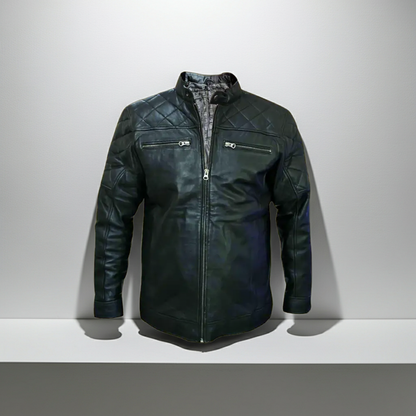 "Leather Jacket" alt="Men Leather Jacket" 