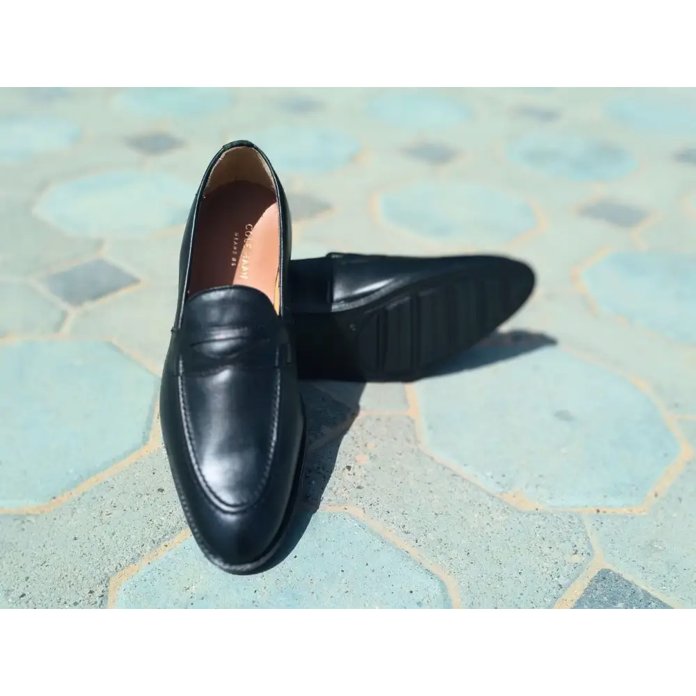 Loafer Shoes Genuine Leather Black - Rambler Shoes FZE
