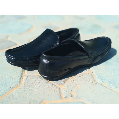 Loafer Shoes Genuine Leather Black - Rambler Shoes FZE