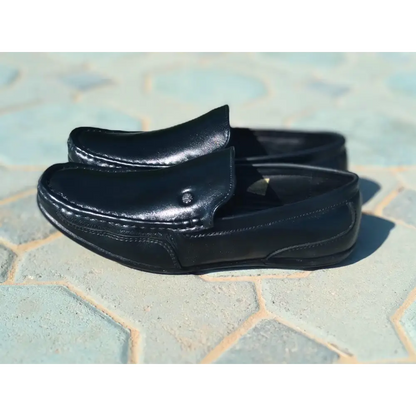 Loafer Shoes Genuine Leather Black - Rambler Shoes FZE