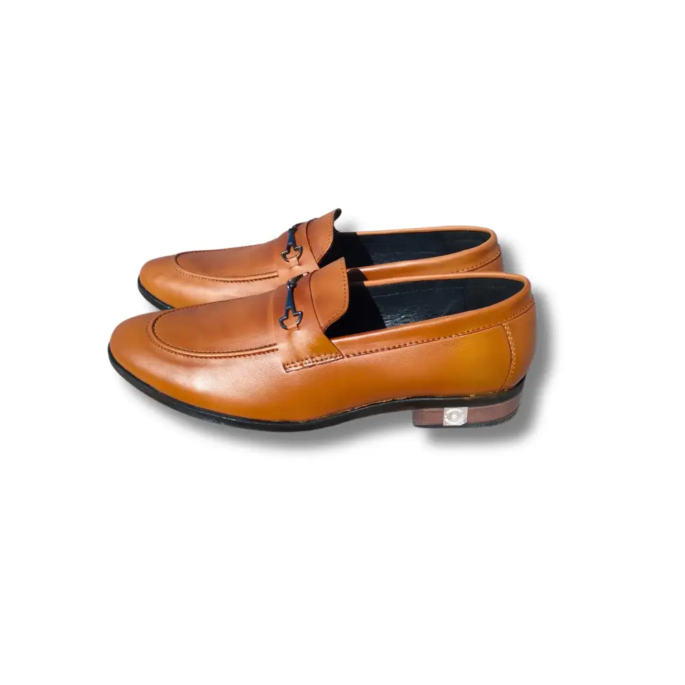 Loafer Shoes Genuine Leather Brown - Rambler Shoes FZE