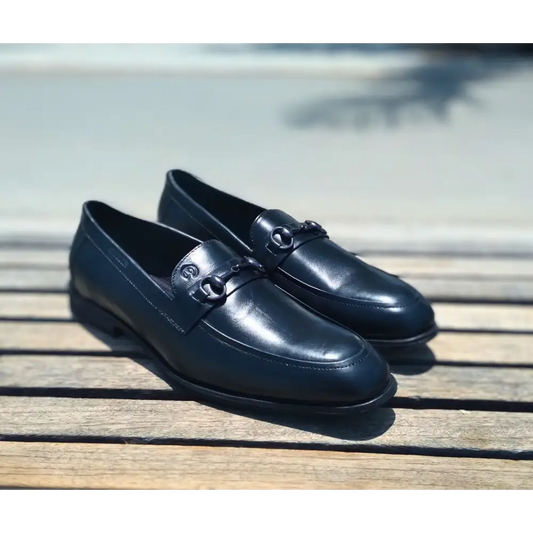 Men Loafer Shoes Genuine Leather 