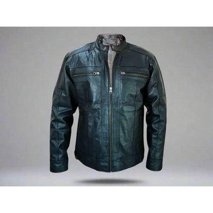 Leather Jacket Black Genuine Leather