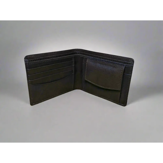 Wallet: Black Leather Wallet