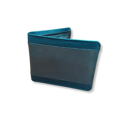 Wallet : Brown-Black Leather Wallet - Rambler Shoes FZE