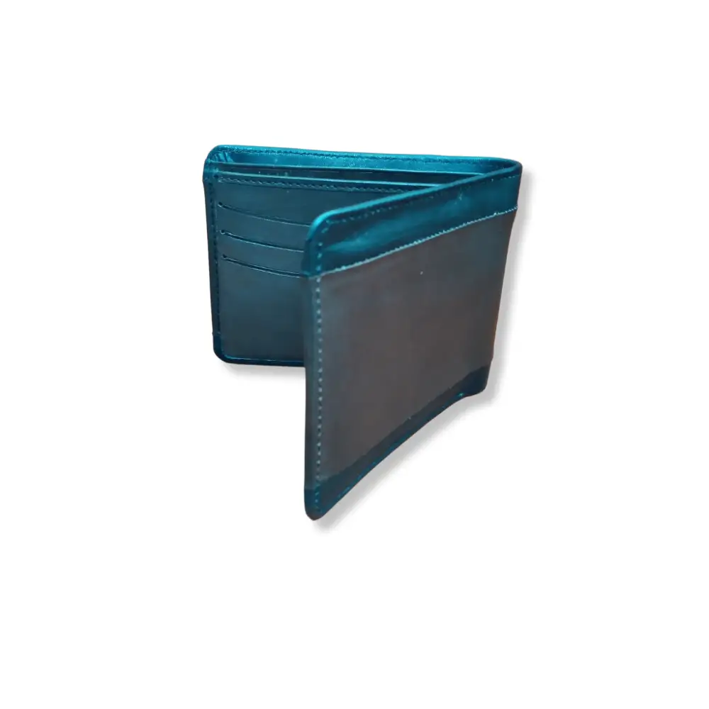 Wallet : Brown-Black Leather Wallet - Rambler Shoes FZE