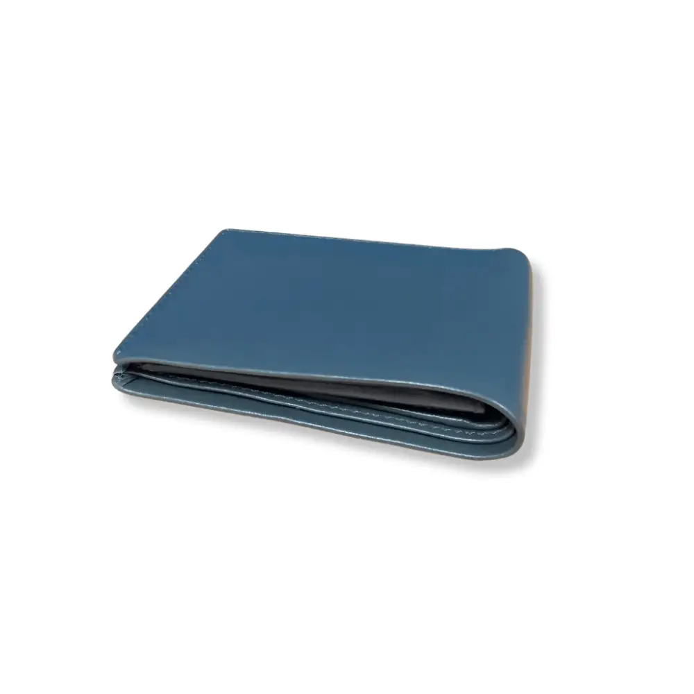 Wallet : Grey Leather Wallet - Rambler Shoes FZE